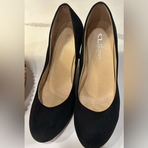 CL by Laundry Black Heels for Women